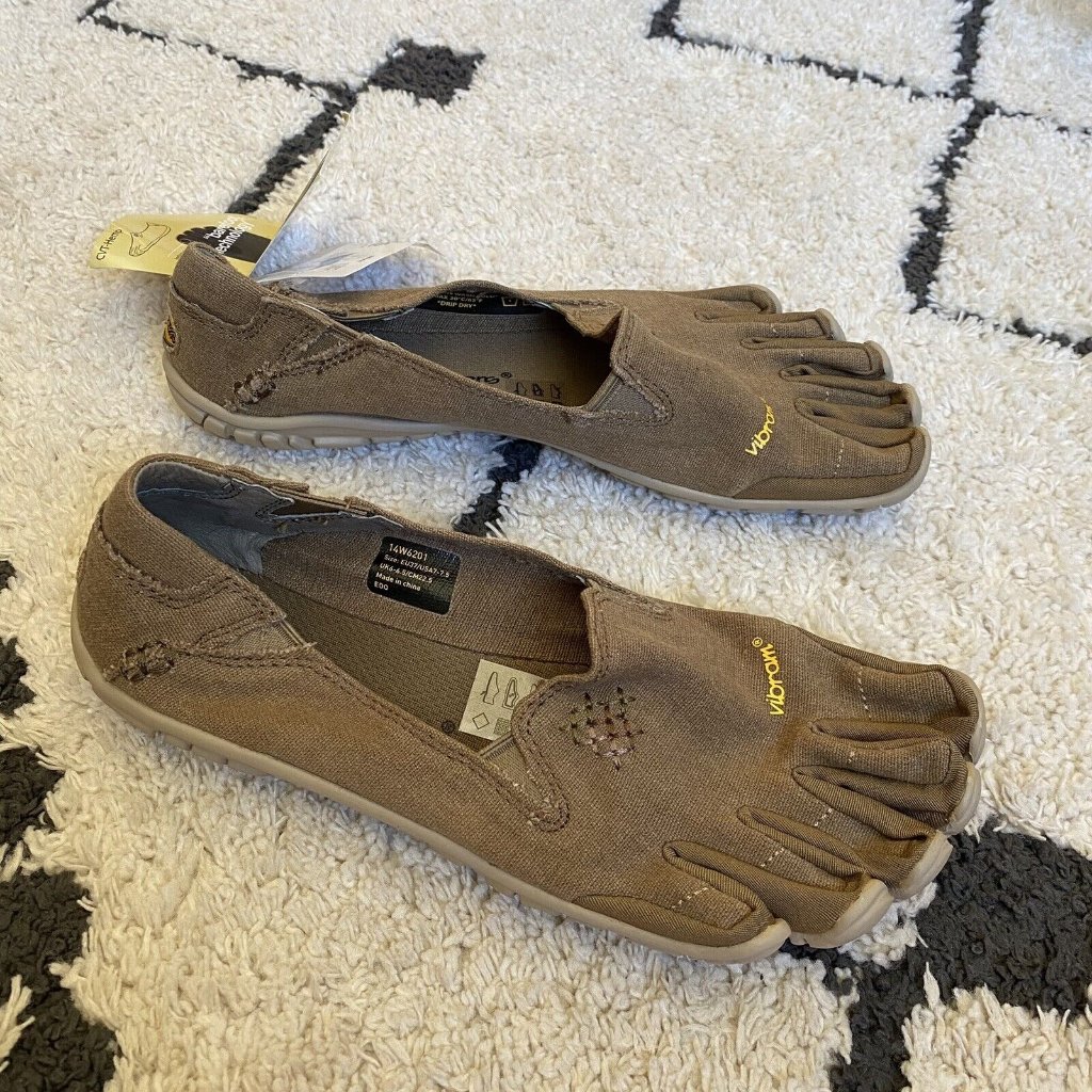 New Vibram 14w6201 Women's Fivefingers Cvt Hemp Shoes Size Eu 37 Us 7/7.5